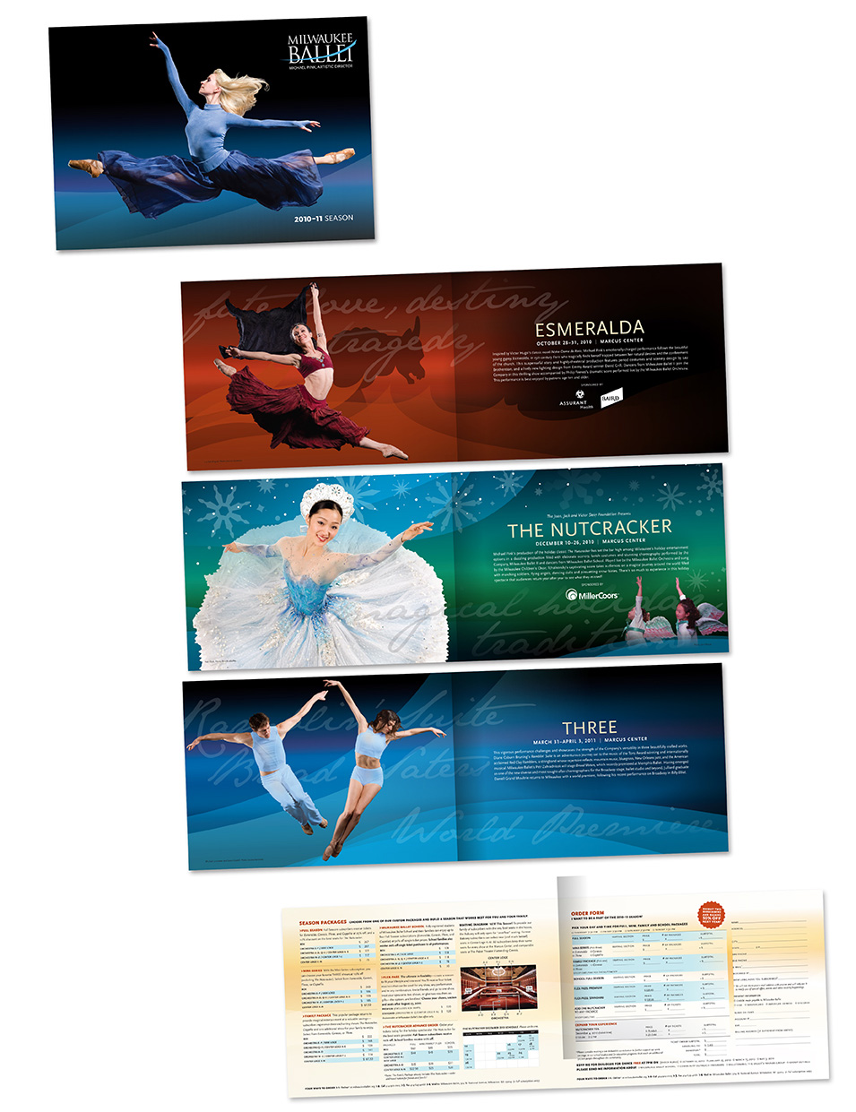 Milwaukee Ballet season brochure 2010